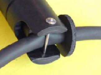 The Jb-3 Leg Bag Valve in the open position